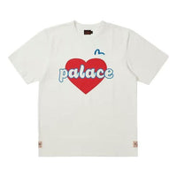 Palace x Evisu Heart T-Shirt 'White' P24EVES003