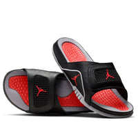 حذاء Air Jordan Hydro 4 Retro Slide "Black Cement" رقم 532225-060