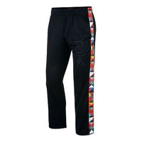 بنطال رياضي طويل مطبوع عليه علم وطني من Air Jordan Cny Tricot باللون الأسود CD9040-010