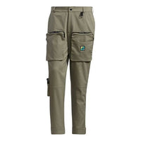adidas originals Premium Wv Pnt Multiple Pockets Cargo Sports Long Pants Green GV0917