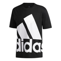 تي شيرت adidas Large Logo Print Short Sleeve أسود GK3325