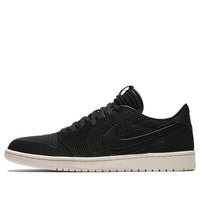 حذاء Air Jordan 1 Low Flyknit "Black Guava Ice" AH4506-010
