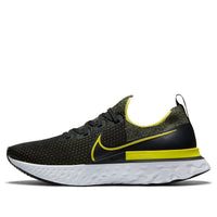 حذاء Nike React Infinity Run Flyknit باللون الأصفر الصوتي CD4371-013