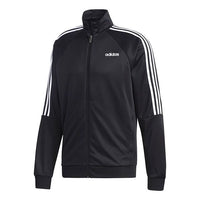 جاكيت adidas لكرة القدم/تدريب كرة القدم مقاوم للرياح وياقة واقفة أسود GD2763