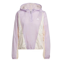 (WMNS) adidas Hyperglam Hooded Track Top Asia Sizing 'Purple' HZ9711