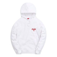 KITH x Coca-Cola Ribbon Logo Hoodie 'White' KH2524-101
