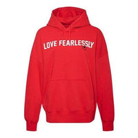 (WMNS) هودي كونفيرس Love The Progress 2.0 كبير الحجم، أحمر، 10020734-A02