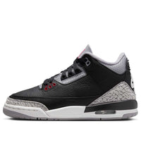 (GS) حذاء Air Jordan 3 OG "Black Cement" 2024 DM0967-010