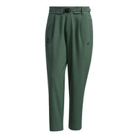 بنطلون رياضي كاجوال فضفاض من adidas Wj Pnt Wv بلون سادة دافئ، أخضر GP0890