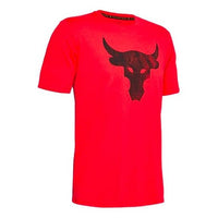 Under Armour Project Rock Brahma Bull T-shirt 'Red' 1351582-608