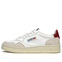 (WMNS) حذاء Autry Medalist Low 'White Red Suede' AULW-LS43