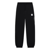 Li-Ning BadFive Logo Fleece Sweatpants 'Black' AKLSB89-1