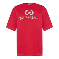 Balenciaga BB T-Shirt 'Red White' 544271TCV256400