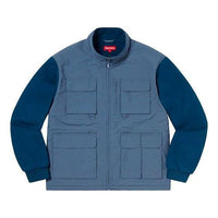 جاكيت صوف مرتفع "أزرق فاتح" من Supreme Upland Fleece SUP-FW19-944