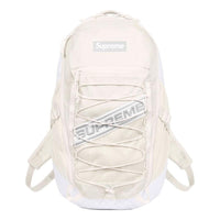 حقيبة ظهر Supreme FW23 بشعار ثلاثي الأبعاد "أبيض" SUP-FW23-0803