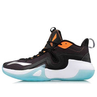 حذاء LI-NIng Bad Five متوسط ​​الارتفاع لكرة السلة للمنافسة أسود/أزرق ABPQ045-1