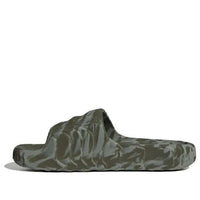 adidas Adilette 22 Slides 'Olive Strata Silver Green' HP6517