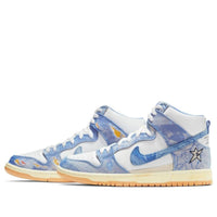 حذاء Nike SB Dunk High 'White Dark Sulfur Coconut Milk' CV1677-100