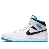 حذاء Air Jordan 1 Mid "Laser Blue" رقم 554724-141