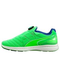 حذاء رياضي PUMA Ignite Disc باللون الأخضر النيون 188616-01
