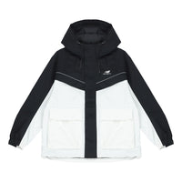 New Balance Windproof Jacket Asia Sizing 'Black White' 5AC39333-BK