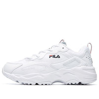 (WMNS) حذاء كاجوال منخفض الارتفاع مقاوم للتآكل من سلسلة FILA Tracer باللون الأبيض F12W021111FWT