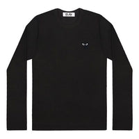 (WMNS) COMME des GARCONS PLAY Black Embroidered Long Sleeves 'Black' AZ-T119-051-1