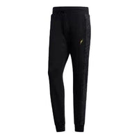بنطال رياضي طويل بطبعة جانبية مطرزة من adidas neo x Pokemon باللون الأسود FU3914