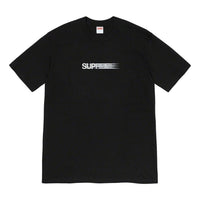 Supreme Motion Logo T-Shirt 'Black White' SUP-SS23-273