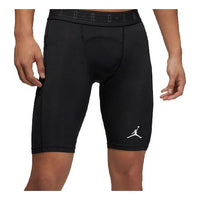 شورت رياضي رجالي Air Jordan Sport Dri-FIT مطبوع عليه شعار Air Jordan Sport Dri-FIT سريع الجفاف وموصل للرطوبة، لون أسود DM1814-010