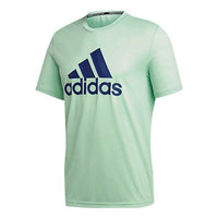 adidas Casual Sports Round Neck Short Sleeve Green FT9734