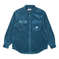 Palace Cargo Cord Shirt 'Blue' P23SHT072