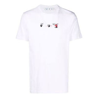 Off-White FW21 Arrow Pattern Short Sleeve Version White OMAA027F21JER0170132