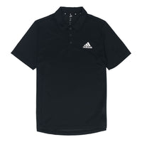 adidas M Pl Ps Training Sports Breathable Short Sleeve Polo Shirt Black GM2134
