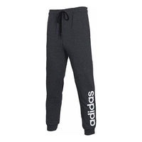بنطال رياضي adidas neo M مطبوع عليه شعار، بنطال رياضي رمادي DZ5604