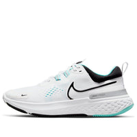 (WMNS) Nike React Miler 2 White/Blue/Black CW7136-100
