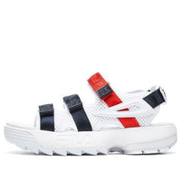 (WMNS) صندل FILA DISRUPTOR II أبيض/أسود/أحمر F12W024506FWN