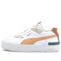 (WMNS) PUMA Cali Sport Mix Sneakers White/Yellow 371202-14