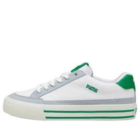حذاء رياضي PUMA Court Classic Vulc باللونين الأبيض والأخضر 395020-06