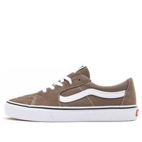 حذاء تزلج كاجوال Vans SK8-Low مقاوم للتآكل ومضاد للانزلاق وذو رقبة منخفضة للجنسين، لون بني، VN0A4UUKA0N