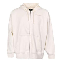 (WMNS) Converse Oversized Full-Zip Hoodie 'Off White' 10024532-A01