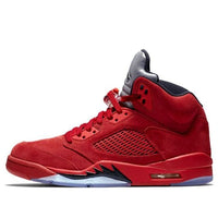 حذاء Air Jordan 5 Retro "Red Suede" 136027-602