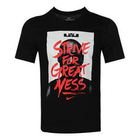 حذاء رياضي رياضي مطبوع من Nike LeBron James لكرة السلة سريع الجفاف باللون الأسود CW5336-010