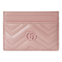 (WMNS) Gucci GG Marmont Matelasse Card Case 'Light Pink' 443127-AACX4-5909