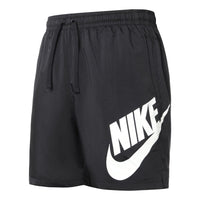 Nike Casual Sports Large Logo Woven Sports Shorts Black CV9303-010