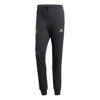 Men's adidas Manchester United Soccer/Football Logo Sports Pants/Trousers/Joggers Carbon Black FH8548