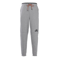 Men's Nike Solid Color Logo Lacing Casual Sports Pants/Trousers/Joggers Gray DJ0261-091