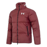 جاكيت منتفخ بشعار Under Armour "بورجوندي" 1375449-690