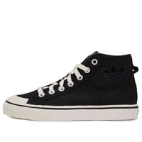 (WMNS) adidas Nizza Hi 'Black White' GV7121