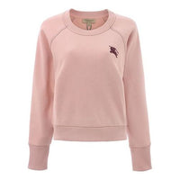 (WMNS) Burberry Round Neck Pullover Long Sleeves Hoodie Pink 80356121